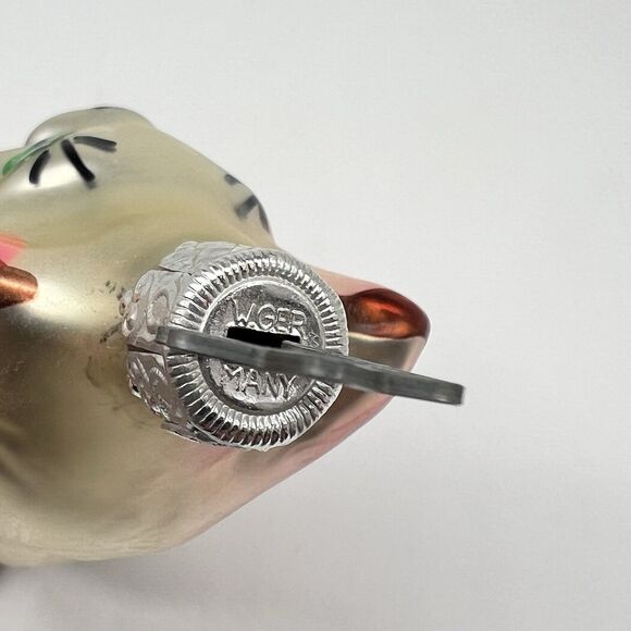 VTG Old World Christmas OWC Inge-Glas Germany Siamese Cat Blown Glass Ornament - Picture 7 of 11